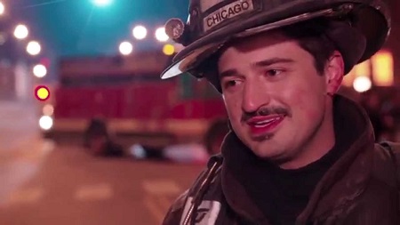 Yuri Sardarov portraying in the series Chicago Fire